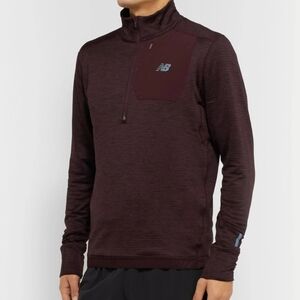 NEW BALANCE MENS HEAT GRID HALF ZIP PERFORMANCE SWEATSHIRT TOP SIZE MEDIUM